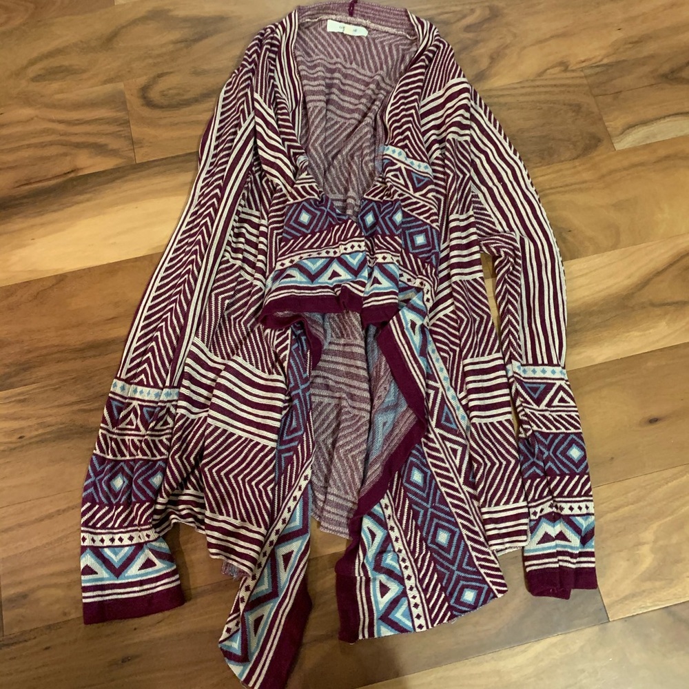 Multi color cardigan